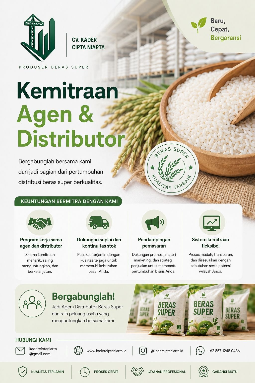 Kemitraan dan agen distributor